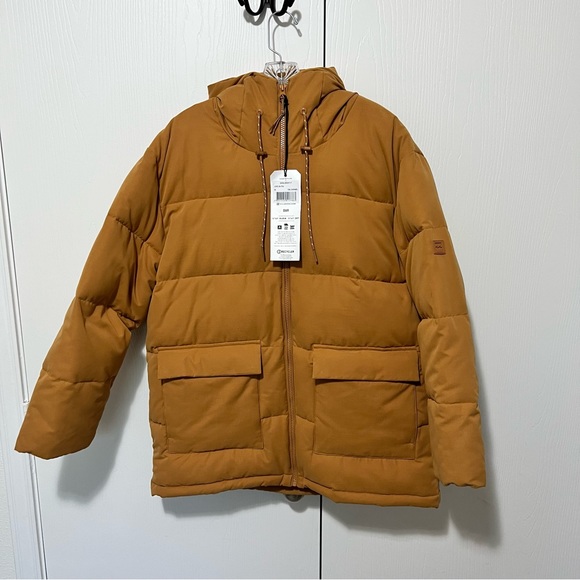 Billabong Love On You Recycler Jacket sz M, Caramel New with Tag - Picture 3 of 8